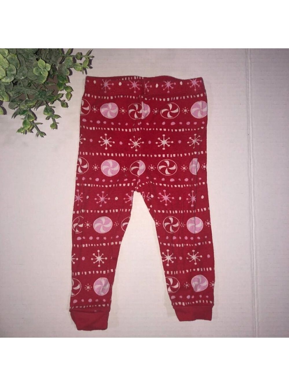 5 for $10 Girl's holiday PJ bottoms Size 18 months